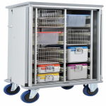 Armoire de stérilisation mobile à 2 sections