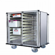 Tabouret professionnel en inox AISI 304 avec base aluminium Tabouret professionnel en inox AISI 304 avec base aluminium