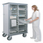 Tabouret professionnel gris en similicuir sur roulettes Tabouret professionnel gris en similicuir sur roulettes