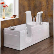 Baignoire à porte Montana avec siège élévateur intégré