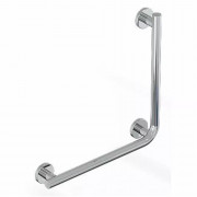 Barre d'appui  "ERGOGRIP" angle 90° verticale en  inox poli Barre d'appui  "ERGOGRIP" angle 90° verticale en  inox poli