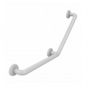 Barre d'appui  "ERGOGRIP" coudée 135° inox époxy blanche Barre d'appui  "ERGOGRIP" coudée 135° inox époxy blanche
