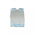 Bavoir à fixation adhésives