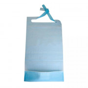 Bavoir à liens avec poche Bavoir à liens avec poche