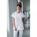 Tunique à manches courtes femme LINE JOLETI  Blanc