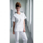 Tunique à manches courtes femme MAG JOLETI  Blanc Tunique à manches courtes femme MAG JOLETI  Blanc