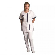 Tunique à manches courtes LOUNA JOLETI Blanc Tunique à manches courtes LOUNA JOLETI Blanc