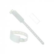 Bracelets d'identification pour adulte classique avec étiquette à insérer