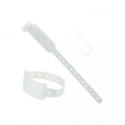 Bracelets d'identification pour adulte classique avec étiquette à insérer Bracelets d'identification pour adulte classique avec étiquette à insérer