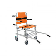 Chaise portoir d’évacuation et de transfert 4 roues – 159 kg – Orange Chaise portoir d’évacuation et de transfert 4 roues – 159 kg – Orange