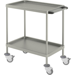 Chariot à plateaux inox