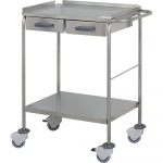 Chariot de soins deux tiroirs 