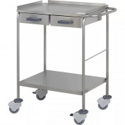 Chariot de soins deux tiroirs  Chariot de soins deux tiroirs