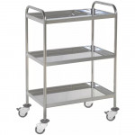 Chariot de soins trois étagères