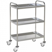 Chariot de soins trois étagères