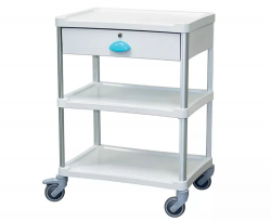 Guéridon de soins Résine® 2 plateaux