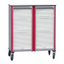Chariot de distribution du médicament Neop® 400 x 400 double Chariot de distribution du médicament Neop® 400 x 400 double