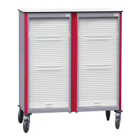 Chariot de distribution du médicament Neop® 400 x 400 double Chariot de distribution du médicament Neop® 400 x 400 double