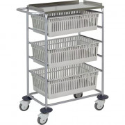 Chariot médical 3 paniers Chariot médical 3 paniers