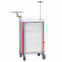 Chariot d'urgences à tiroirs jointifs 600 x 400 mm Chariot d'urgences à tiroirs jointifs 600 x 400 mm