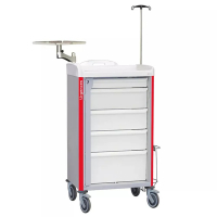 Chariot d'urgences à tiroirs jointifs 600 x 400 mm Chariot d'urgences à tiroirs jointifs 600 x 400 mm