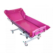 Chariot douche Crystal hydraulique avec relève-buste Chariot douche Crystal hydraulique avec relève-buste