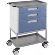 Chariot Multifonction 3 tiroirs Hidemar Chariot Multifonction 3 tiroirs Hidemar