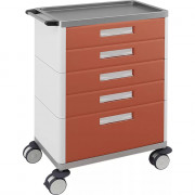 Chariot Multifonction 5 tiroirs Hidemar Chariot Multifonction 5 tiroirs Hidemar