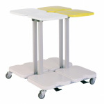 Chariot porte-sac 4 sacs en carré