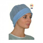 Bonnet bleu en boîte distributrice