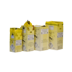 Collecteur caisse carton avec sac DASRI de 12 à 50 Litres