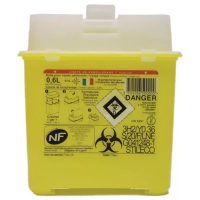 Collecteurs DASRI jaune et blanc 0.6 à 13 litres Collecteurs DASRI jaune et blanc 0.6 à 13 litres