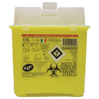 Collecteurs DASRI jaune et blanc 0.6 à 13 litres