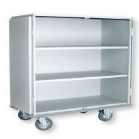 Chariot armoire avec étagères amovibles 