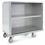 Chariot armoire de transport du linge