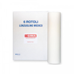 Rouleau d’examen en papier 2 plis gaufré collé – 80 m x 59 cm avec perforation 190 cm