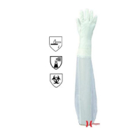 Gant PVC Integra High Risk - Blanc  Gant PVC Integra High Risk - Blanc