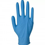 Gants d'examens nitrile bleus non poudrés