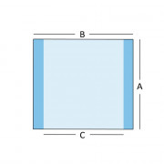 Champs à Inciser Stériles en Polyuréthane Adhésif 40x50 cm Champs à Inciser Stériles en Polyuréthane Adhésif 40x50 cm