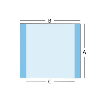 Champs à Inciser Stériles en Polyuréthane Adhésif 40x50 cm Champs à Inciser Stériles en Polyuréthane Adhésif 40x50 cm