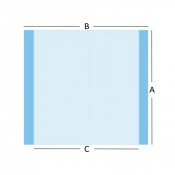 Champs à Inciser Stériles en Polyuréthane Adhésif 60x65 cm Champs à Inciser Stériles en Polyuréthane Adhésif 60x65 cm