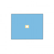 Champs Chirurgicaux Non Tissés à Deux Couches avec Fenêtre Adhésive Centrale Champs Chirurgicaux Non Tissés à Deux Couches avec Fenêtre Adhésive Centrale