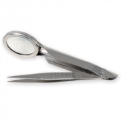 Pince avec Loupe 2x – 8 cm