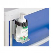Porte-distributeur de savon et gel hydroalcoolique avec sangle noire