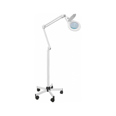 Lampe loupe VERA 4W + pince étau et pied à roulettes lesté Lampe loupe VERA 4W + pince étau et pied à roulettes lesté