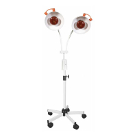 Lampe infrarouge THERA DUO + pied à roulettes lesté Lampe infrarouge THERA DUO + pied à roulettes lesté