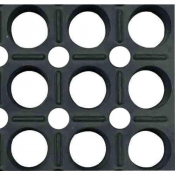 Tapis de sol ergonomique en caoutchouc naturel Meiser TOLGOM PMR