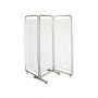 Paravent médical 3 panneaux toile blanche Paravent médical 3 panneaux toile blanche