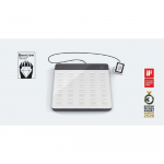 Pèse-personne plat avec affichage de l'ID