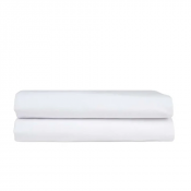 Drap housse blanc ou bleu clair usage unique 